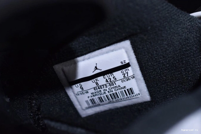Air CI4072-001 JSP Jordan Infrared Reflective 3M 6 0809